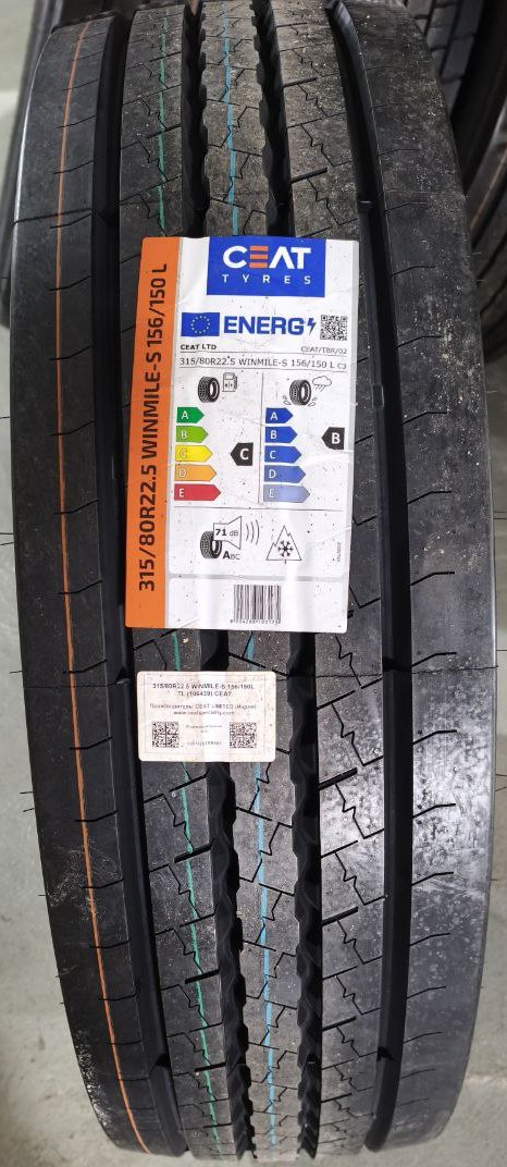 Грузовая шина CEAT WINMILE-S 315/80 R22.5 156/150L, Рулевая ось