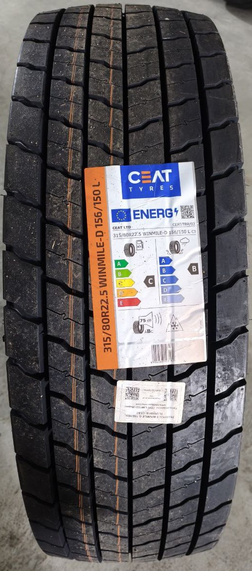 Грузовая шина CEAT WINMILE-D 315/80 R22.5 156/150L, Ведущая ось