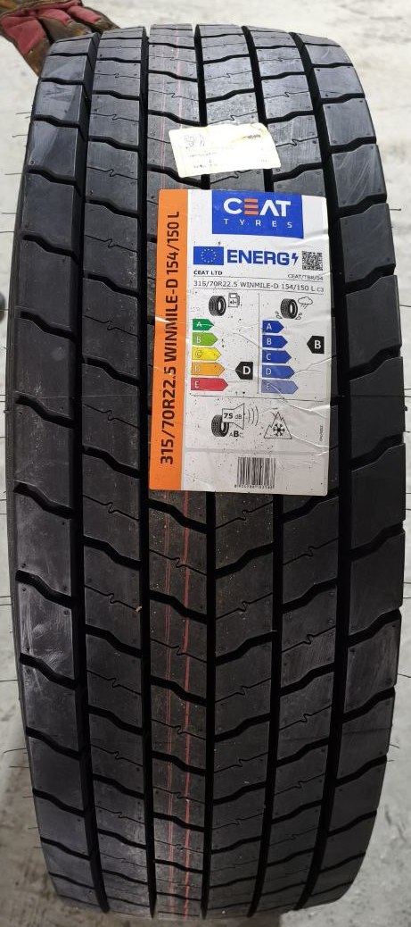 Грузовая шина CEAT WINMILE-D 315/70 R22.5 154/150L, Ведущая ось