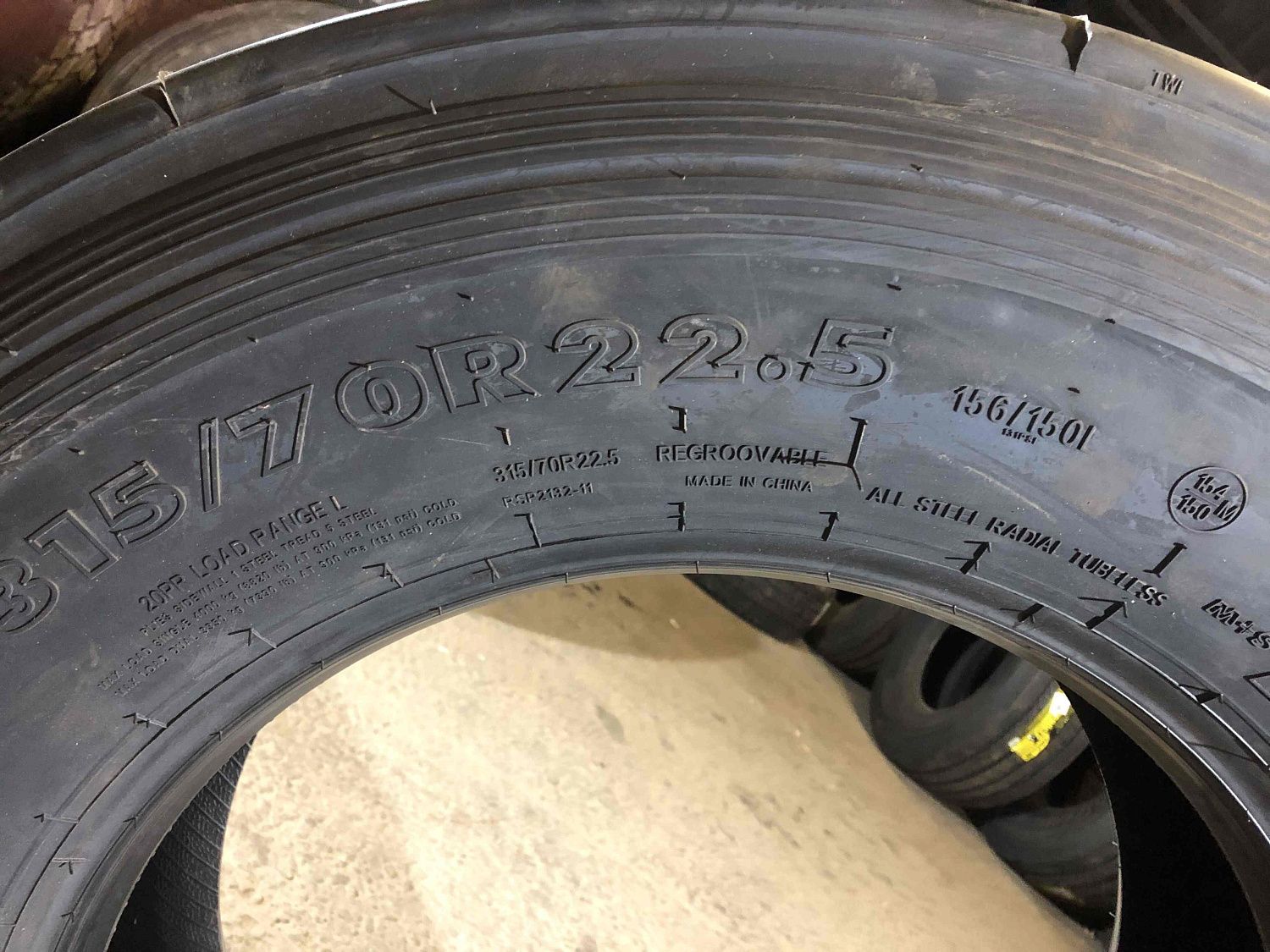 Грузовая шина GiTi GSR225 315/70 R22.5 156/150L, рулевая ось